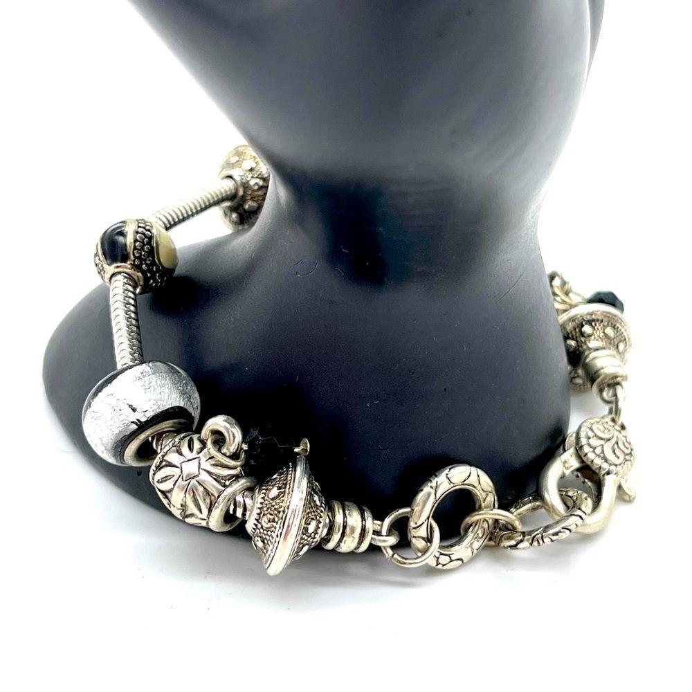 Silver Plated Charm Bracelet